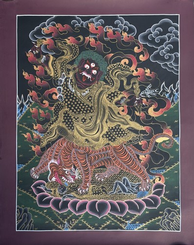 Dorje drollo thangka arte - dorje, |