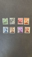 ITALIA COLONIE CASTELROSSO 1922 8 VALORI USATI