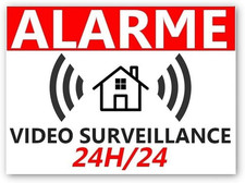 Set Di 8 Adesivi Deterrenti "Allarme Video Sorveglianza" anti Furto Con Scasso p