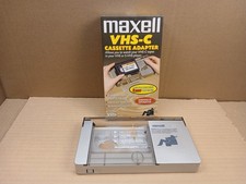 Adattatore cassetta Maxcell VHS-C VP-CA VHS usato non testato leggere bene