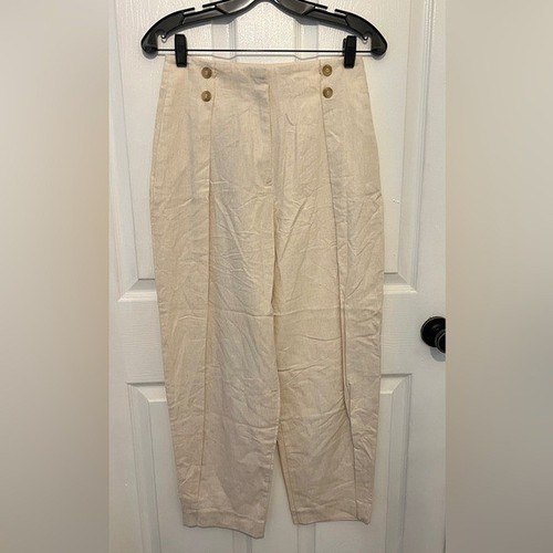 Pantalone donna zara panna - pantalone,