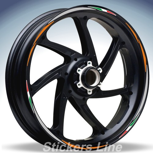 Adesivi ruote moto strisce
