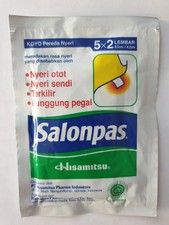 Cerotto Termico Salonpas (5x2) Buono Contro Dolori Muscolari 6,5cmx4,2cm
