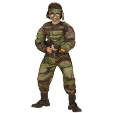 COSTUME SUPER SOLDATO MUSCOLOSO 11-13 AN