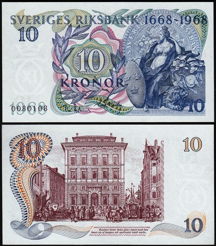 Svezia scamosciata corone - svezia,