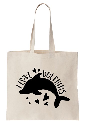 Borsa shopper love dolphins - borsa,