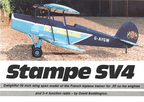 Rcsa model airplane plans - model,