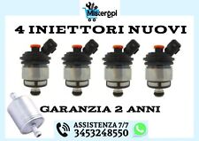 4 INIETTORI GPL IMPIANTO GAS PER LANDI RENZO ARANCIONE SPINA BOSCH NUOVI OPEL