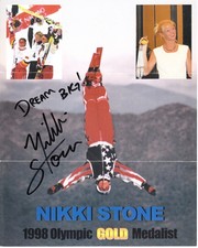 Nikki Stone autografo firmato