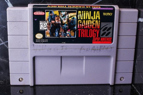 Ninja gaiden trilogy snes - ninja,
