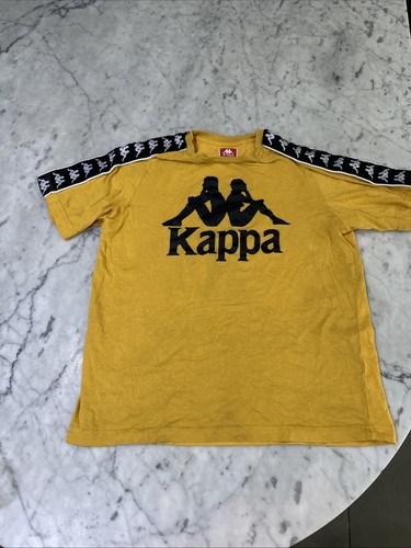 Shirt kappa giallo taglia - t,