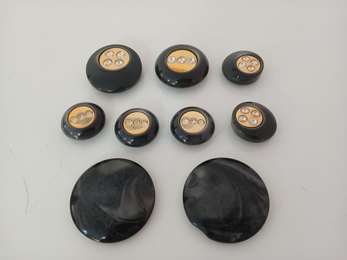 Set bottoni gioiello vintage - bottoni,
