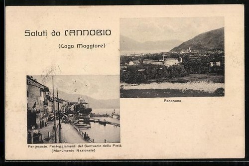 Cartolina cannobio lago - cartolina, /