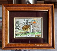 QUADRETTO BOMBONIERA SU LASTRA