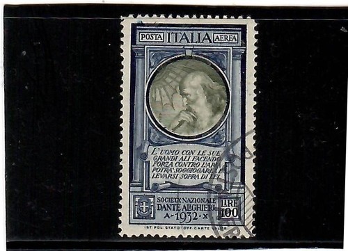 Regno 1932 dante rarissimo - 1932-dante-rarissimo, 100