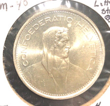 Svizzera 1967 5 franchi KM 40