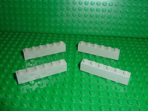 Lego brick 1x6 oldgray - 4,