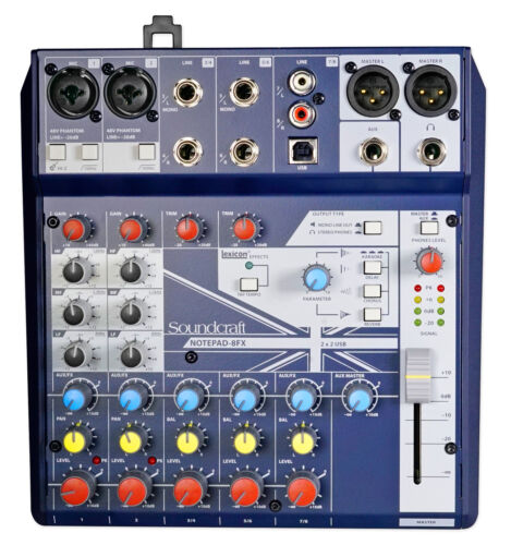 Soundcraft notepad 8fx mixer - soundcraft, notepad-8fx