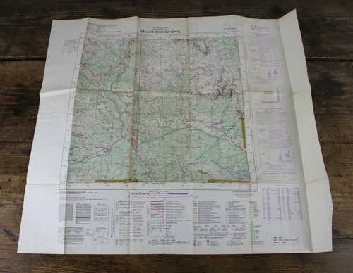 Carta topografica selva - carta, di