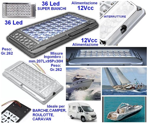 Plafoniera lampada led - 36,