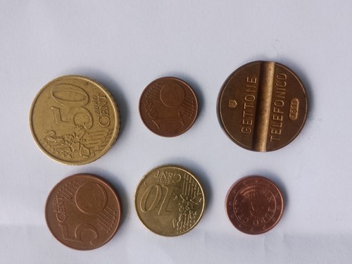 Lott monete euro gettoni tel - e,