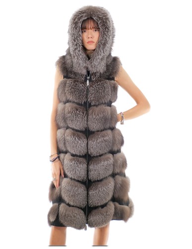 Gilet lungo 112 pelliccia - lungo,