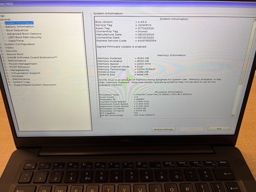 Dell latitude 7400 touchscreen - 7400,