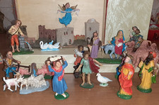 Lotto 20  Statuine -Pastori- Presepe completo-vintage anni 60-70 