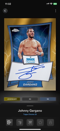 Topps slam wwe cromo oro - slam,
