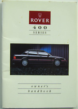 Rover 400-Series 416 GSi GTi 1990-91 Manuale proprietario originale britannico n. AKM 6449