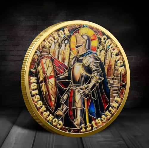 Knights templar coin religious - knights,