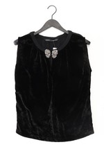 ⭐ Zara Top per le signore taglia 32, XS nero di viscosa ⭐