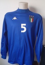ITALIA MATCH WORN SHIRT FABIO CANNAVARO 1999/2000 HOME VERSION FRIENDLY MATCH