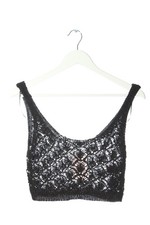 Zara top uncinetto - uncinetto, donna
