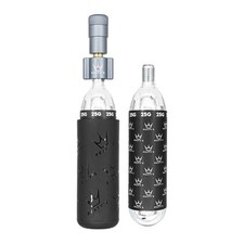 kit erogatore e bomboletta co2 tyre inflator holeshot mtb 25g grigio Peatys bomb