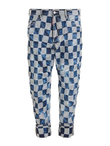 Dsquared2 men blue checkered - dsquared2, men's