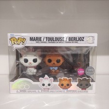Marie Toulouse Berlioz Funko Pop 3 Pack Aristocats Flocked Vaulted