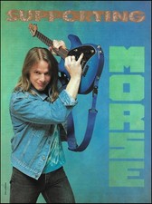 Foto pin-up Deep Purple Steve Morse Ernie Ball Music Man chitarra classica 8 x 11