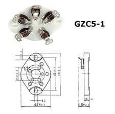 GZC5-1, zoccolo UX5 in