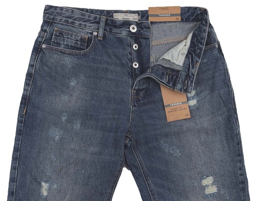 Jeans uomo blu affusolato next - uomo,