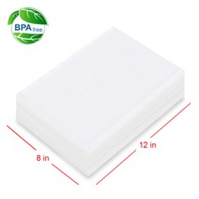 100-4000 Quart 8"x12" Sacchetto Sigillante Sottovuoto Goffrato Salva Alimenti Confezione Conservazione 4Mil