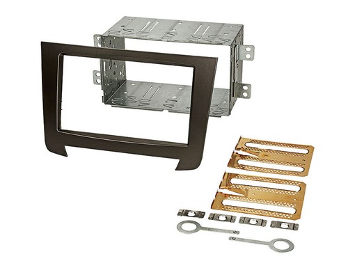 Radio faceplate set double - , din