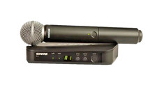 Microfono wireless Shure BLX24E-SM58 UHF con ricevitore BLX4E professionale