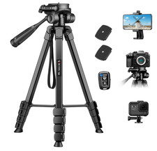 NUOVO!!! Cavalletto 172cm Fotocamera/iPhone + Telecomando x Canon Nikon Sony...