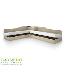 Doppio letto singolo 82x190cm rovere cameretta bambini ragazzi 2 letti STEFANO