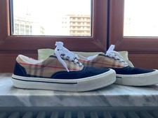 scarpe burberry uomo. Sneakers, taglia 42. Beige con inserto scamosciato nero