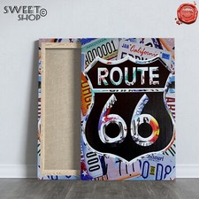 Vintage route pop art - 66,