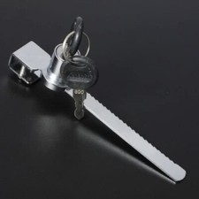 Serratura per chiusura vetrine scorrevoli negozi,  Lucchetto Blocca Vetrinette