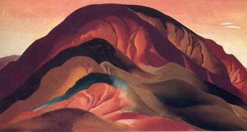 Georgia keeffe rust red - o'keeffe,
