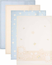 Set 4 Strofinacci Con Cestino